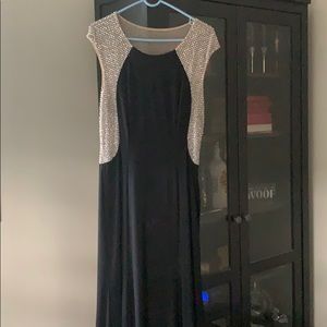 Illusion top Mermaid black Dress